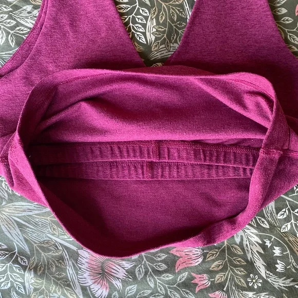 Beyond Yoga Spacedye Good Day Cropped Tank in Bordeaux Heather - Picture 7 of 8